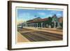 Phoenix, Arizona - Union Depot Exterior View-Lantern Press-Framed Art Print