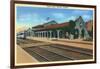 Phoenix, Arizona - Union Depot Exterior View-Lantern Press-Framed Art Print