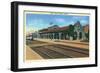 Phoenix, Arizona - Union Depot Exterior View-Lantern Press-Framed Art Print