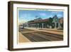 Phoenix, Arizona - Union Depot Exterior View-Lantern Press-Framed Premium Giclee Print