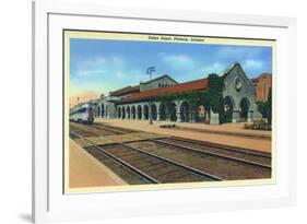 Phoenix, Arizona - Union Depot Exterior View-Lantern Press-Framed Premium Giclee Print