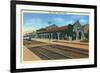 Phoenix, Arizona - Union Depot Exterior View-Lantern Press-Framed Premium Giclee Print