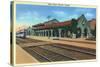 Phoenix, Arizona - Union Depot Exterior View-Lantern Press-Stretched Canvas