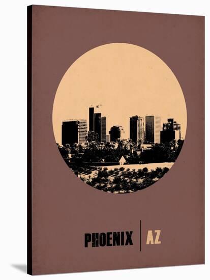 Phoenix Circle Poster 2-NaxArt-Stretched Canvas