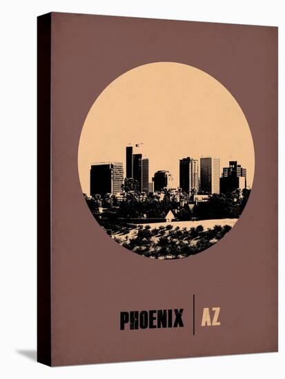 Phoenix Circle Poster 2-NaxArt-Stretched Canvas