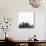 Phoenix City Skyline - Black-NaxArt-Art Print displayed on a wall