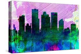 Phoenix City Skyline-NaxArt-Stretched Canvas