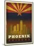 Phoenix Flag-Red Atlas Designs-Mounted Giclee Print