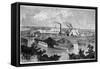 Phoenix Iron and Bridge Works, Phoenixville, Pennsylvania, USA, 1873-null-Framed Stretched Canvas