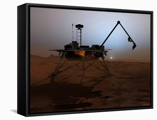 Phoenix Mars Lander-Stocktrek Images-Framed Stretched Canvas