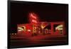 Phoenix Motel at Night-null-Framed Art Print