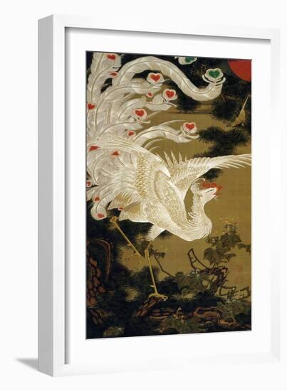 Phoenix on the Pine-Jakuchu Ito-Framed Giclee Print