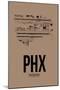 Phoenix PHX Airport I-null-Mounted Art Print