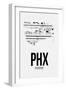 Phoenix PHX Airport-null-Framed Art Print