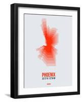 Phoenix Radiant Map 4-NaxArt-Framed Art Print