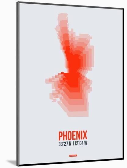 Phoenix Radiant Map 4-NaxArt-Mounted Art Print