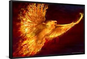 Phoenix Rising by Tom Wood Poster-Tom Wood-Framed Poster