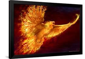 Phoenix Rising by Tom Wood Poster-Tom Wood-Framed Poster