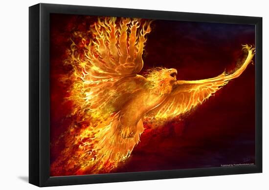 Phoenix Rising-Tom Wood-Framed Poster