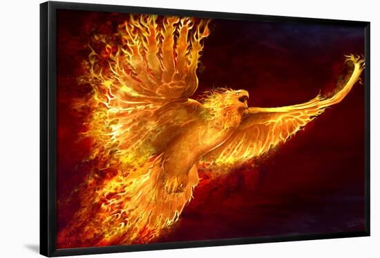 Phoenix Rising-Tom Wood-Framed Poster