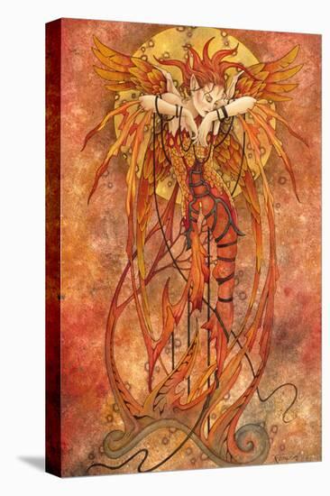 Phoenix Rising-Linda Ravenscroft-Stretched Canvas
