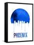 Phoenix Skyline Blue-null-Framed Stretched Canvas