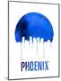 Phoenix Skyline Blue-null-Mounted Art Print