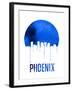 Phoenix Skyline Blue-null-Framed Art Print