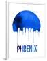 Phoenix Skyline Blue-null-Framed Art Print
