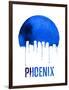 Phoenix Skyline Blue-null-Framed Art Print