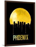 Phoenix Skyline Yellow-null-Framed Art Print