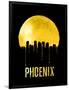 Phoenix Skyline Yellow-null-Framed Art Print