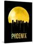 Phoenix Skyline Yellow-null-Stretched Canvas