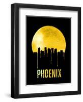 Phoenix Skyline Yellow-null-Framed Art Print