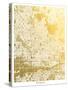 Phoenix-The Gold Foil Map Company-Stretched Canvas