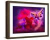 Phoenix-artecke-Framed Art Print