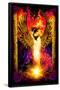 PhoenixRebirth(Non-FlockedBlacklight)-null-Framed Standard Poster