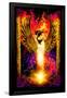 PhoenixRebirth(Non-FlockedBlacklight)-null-Framed Standard Poster