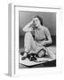 Phone Book Perplexing Woman-Philip Gendreau-Framed Photographic Print