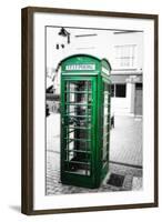 Phone Booth, Kinsale, Ireland-George Oze-Framed Photographic Print