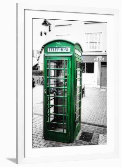 Phone Booth, Kinsale, Ireland-George Oze-Framed Photographic Print