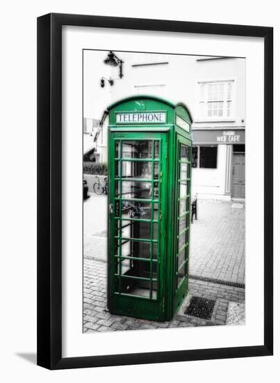 Phone Booth, Kinsale, Ireland-George Oze-Framed Photographic Print