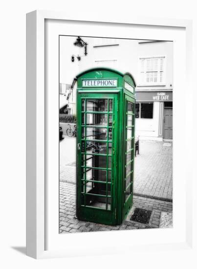 Phone Booth, Kinsale, Ireland-George Oze-Framed Photographic Print