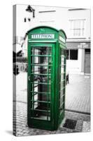 Phone Booth, Kinsale, Ireland-George Oze-Stretched Canvas