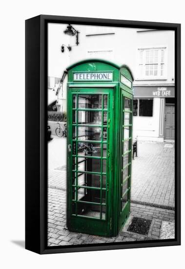 Phone Booth, Kinsale, Ireland-George Oze-Framed Stretched Canvas