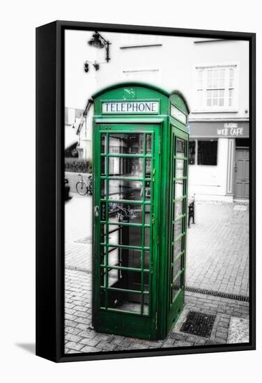 Phone Booth, Kinsale, Ireland-George Oze-Framed Stretched Canvas