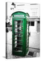 Phone Booth, Kinsale, Ireland-George Oze-Stretched Canvas