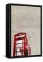 Phone Booth-Whoartnow-Framed Stretched Canvas