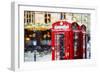 Phone Booths II - In the Style of Oil Painting-Philippe Hugonnard-Framed Giclee Print