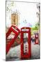 Phone Booths - In the Style of Oil Painting-Philippe Hugonnard-Mounted Giclee Print